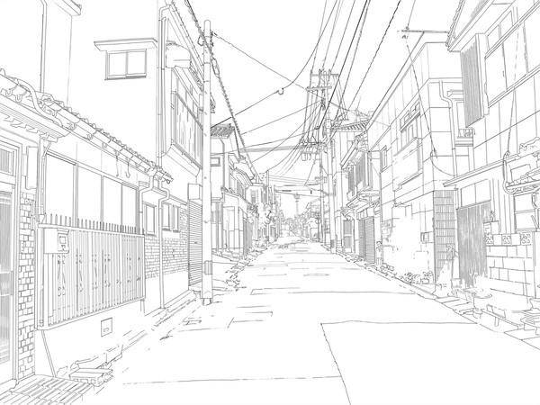 町の通り