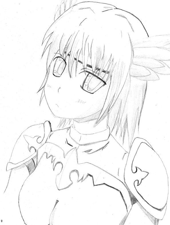 鉛筆描き