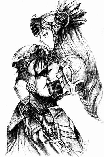 戦乙女　模写