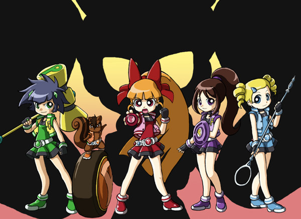 バニー  Z, とパワパフガールズＺ