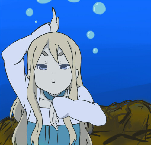 海底を行くまんぼう
