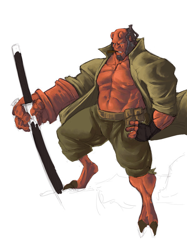 Hellboy WIP