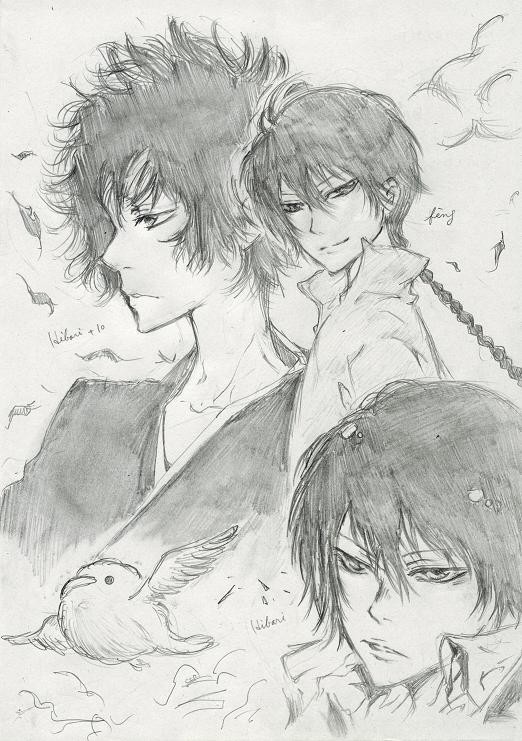 雲雀&風さん模写ってみた