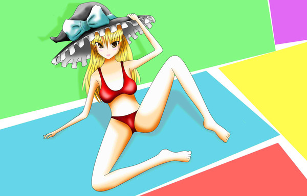 水着魔理沙