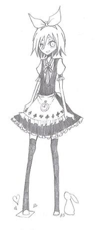 【人柱アリス】リン下描き