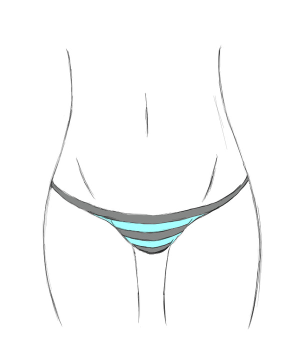 水色×灰色