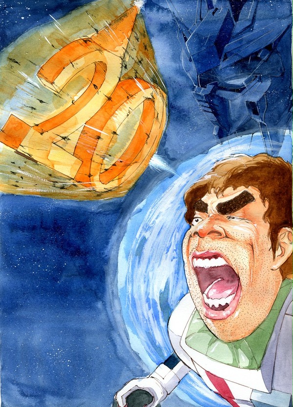 νガンダム　アムロ　ゲンさん　二十歳の誕生日