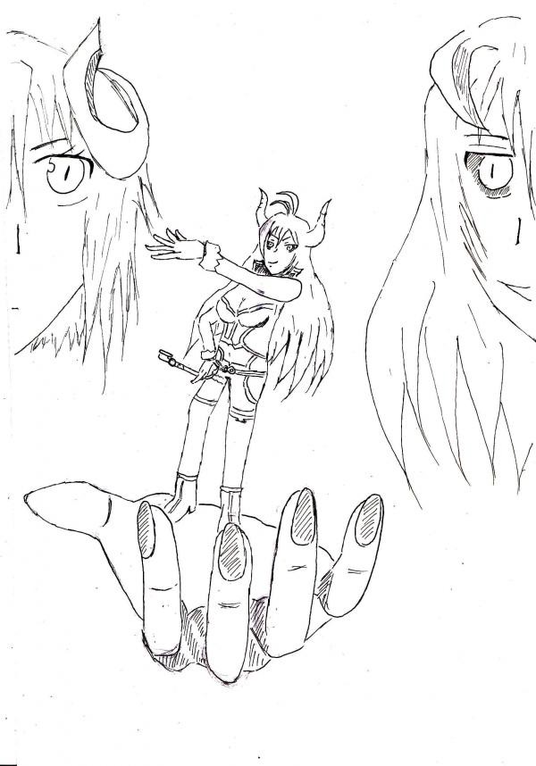 手の練習のはずが・・・