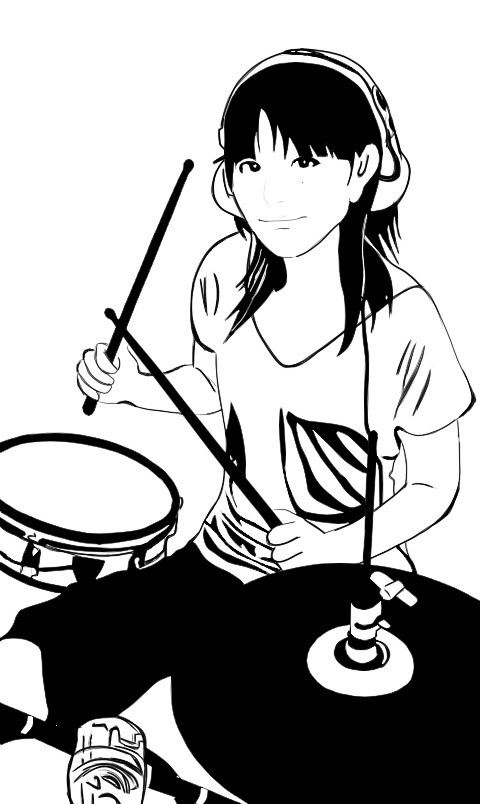 平野綾×Drum