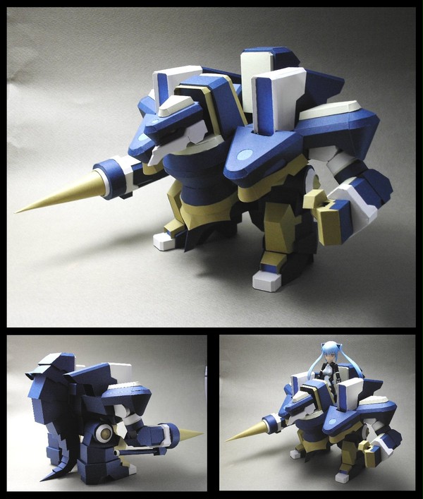 ペーパークラフト　ガラティア