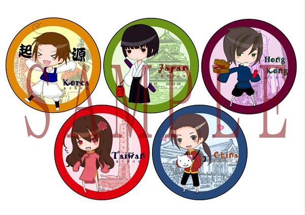台湾で同人本の絵 chikusho