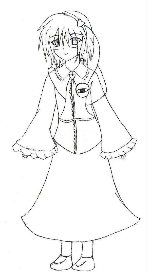 さとり様（ラフ）