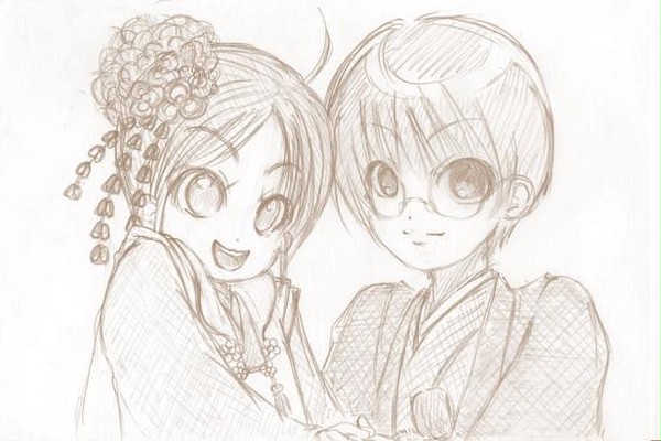 仔ぐらと仔ぱっつあん。