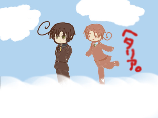 なぜか雲上。