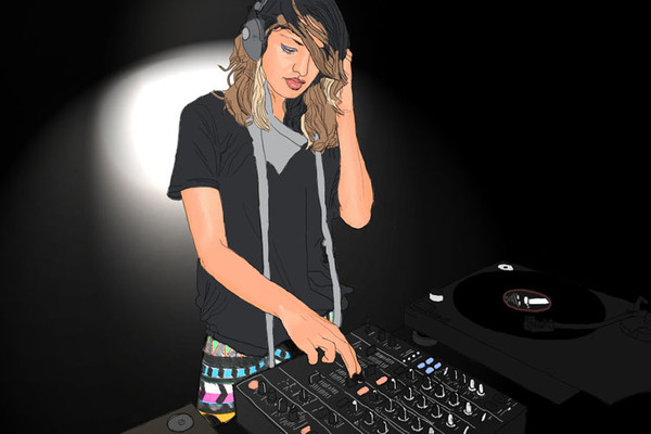 M.I.A. plays with DJM-800