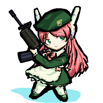 モモ with コルトM4