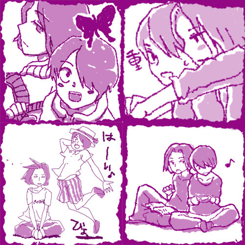 神尾と伊武落書き