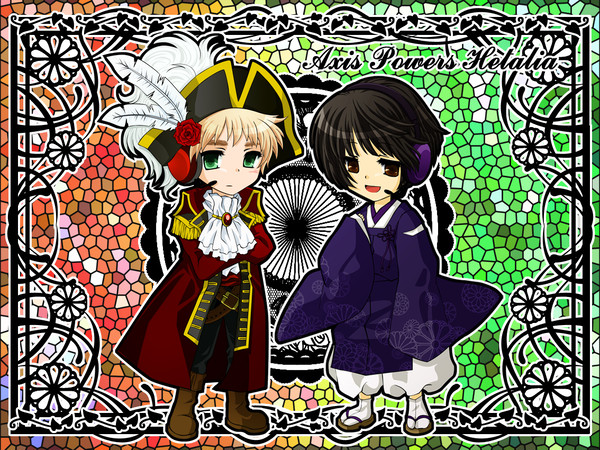 【ヘタリア】イギロイドとニホロイド【朝菊】