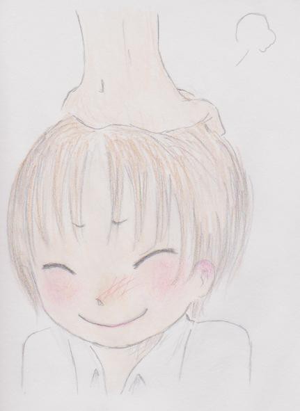 なでられり。