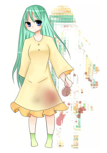 髪下ろしたミク