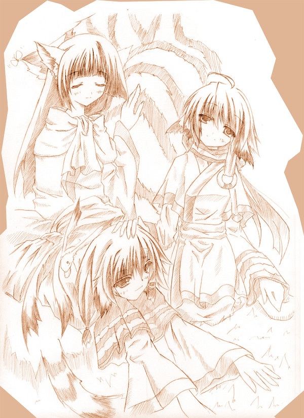 うたわれるもの らくがき