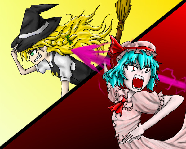 レミリアと魔理沙