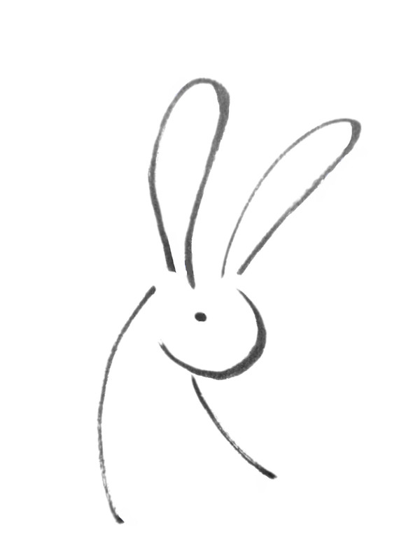 兎・習作