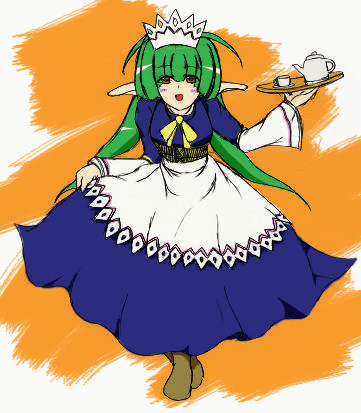 お茶が入りましたー♪