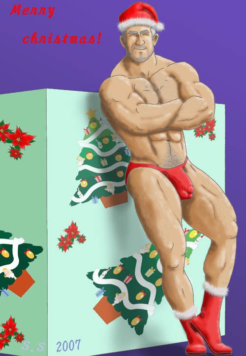 昔のクリスマス絵
