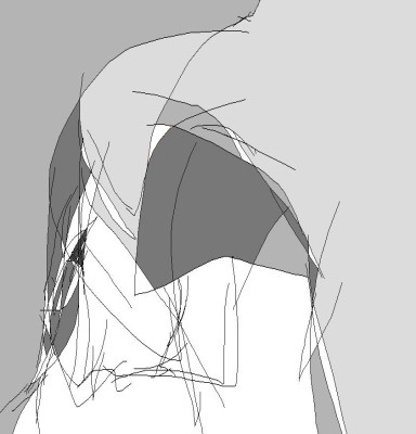 線画＃４「未練なき」