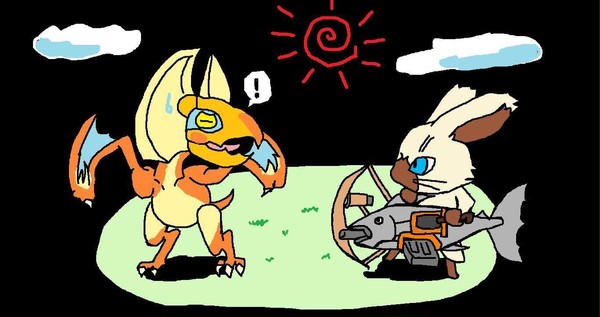 ヤンクックvsアイルー