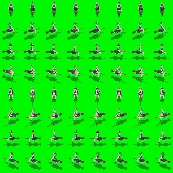 魔理沙のドット絵