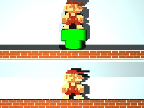 土管でマリオ