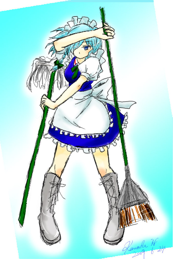 モップ咲夜さん