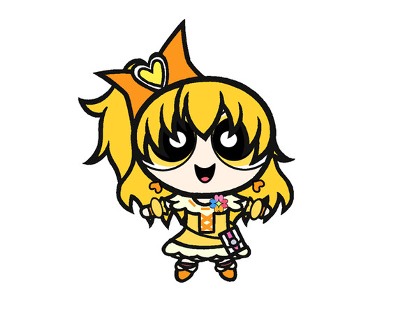 パワーパフガールズ風なキュアパイン