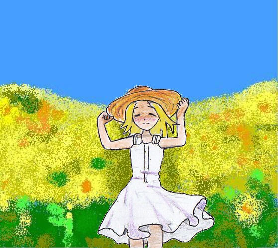 ひまわりの咲く丘で・・・