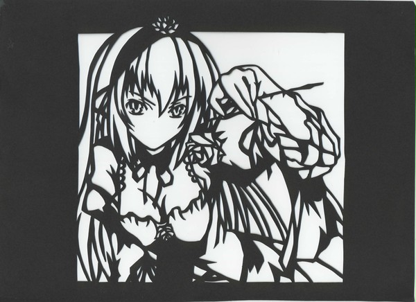 切り絵で水銀燈
