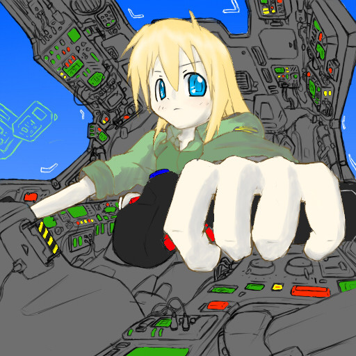 ゲルググのコクピット