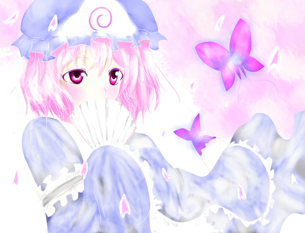 幽雅に咲かせ、墨染の桜