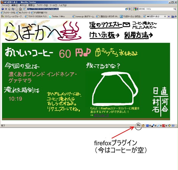 らぼかへ管理画面