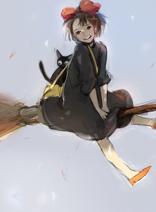 今日は魔女宅！