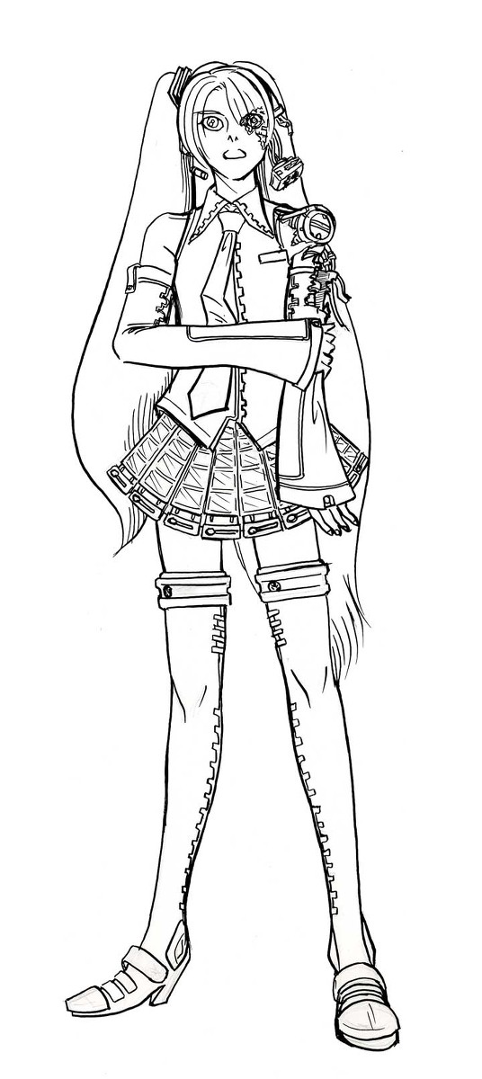 被弾したミクさん