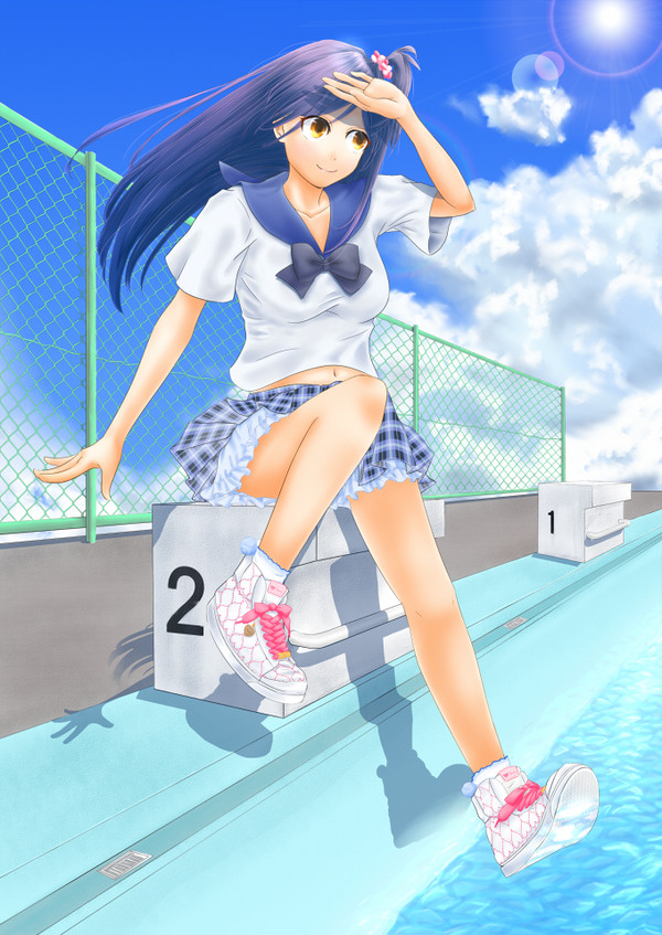 スニーカー少女