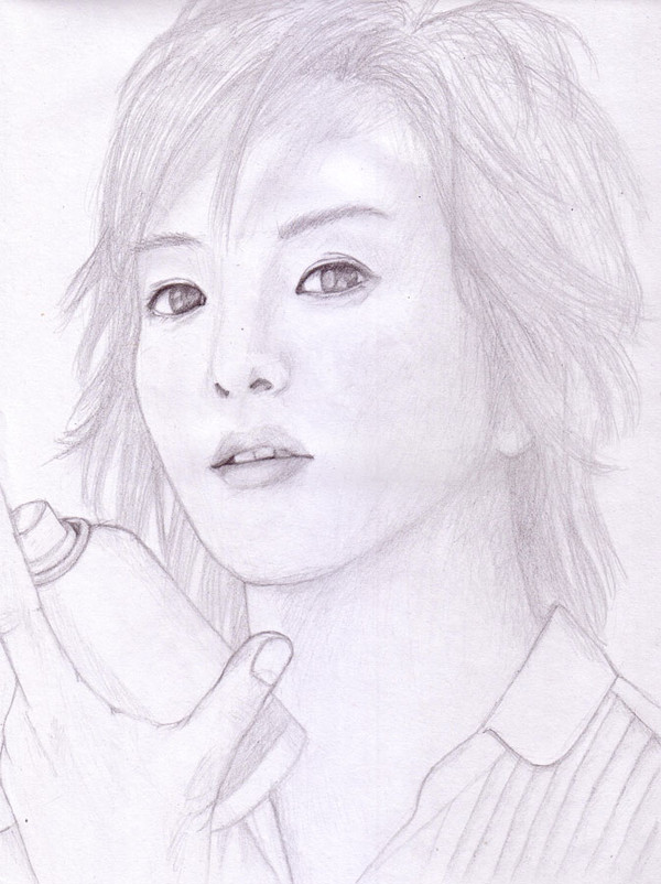 人物鉛筆画