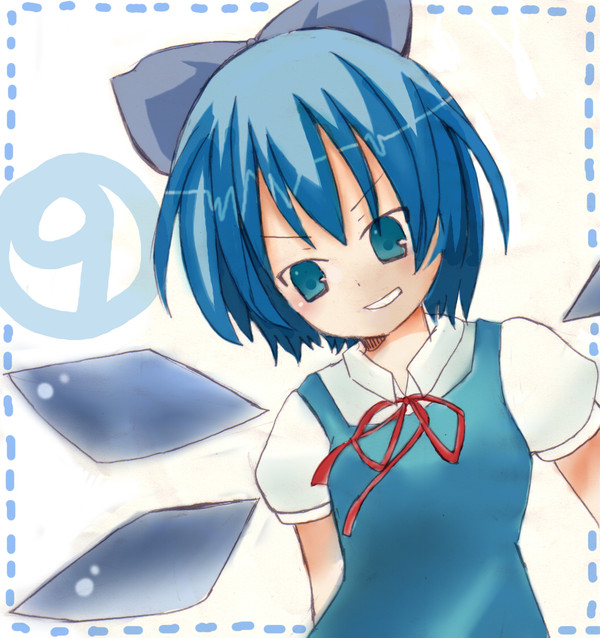 落書きチルノ