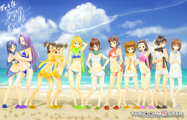水着マフラー