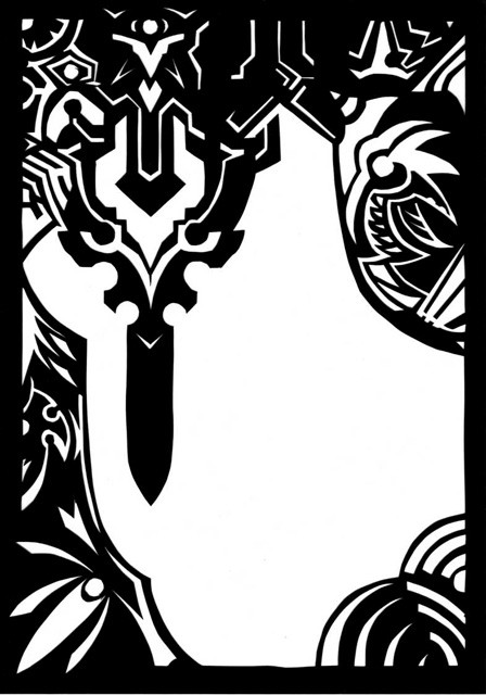 ふぁんたぢぃな切り絵