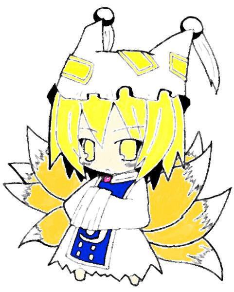 水彩画っぽく藍様