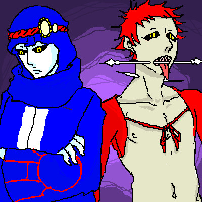 擬人化*カイオーガ・グラードン