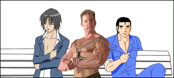 脱ぐ男たち